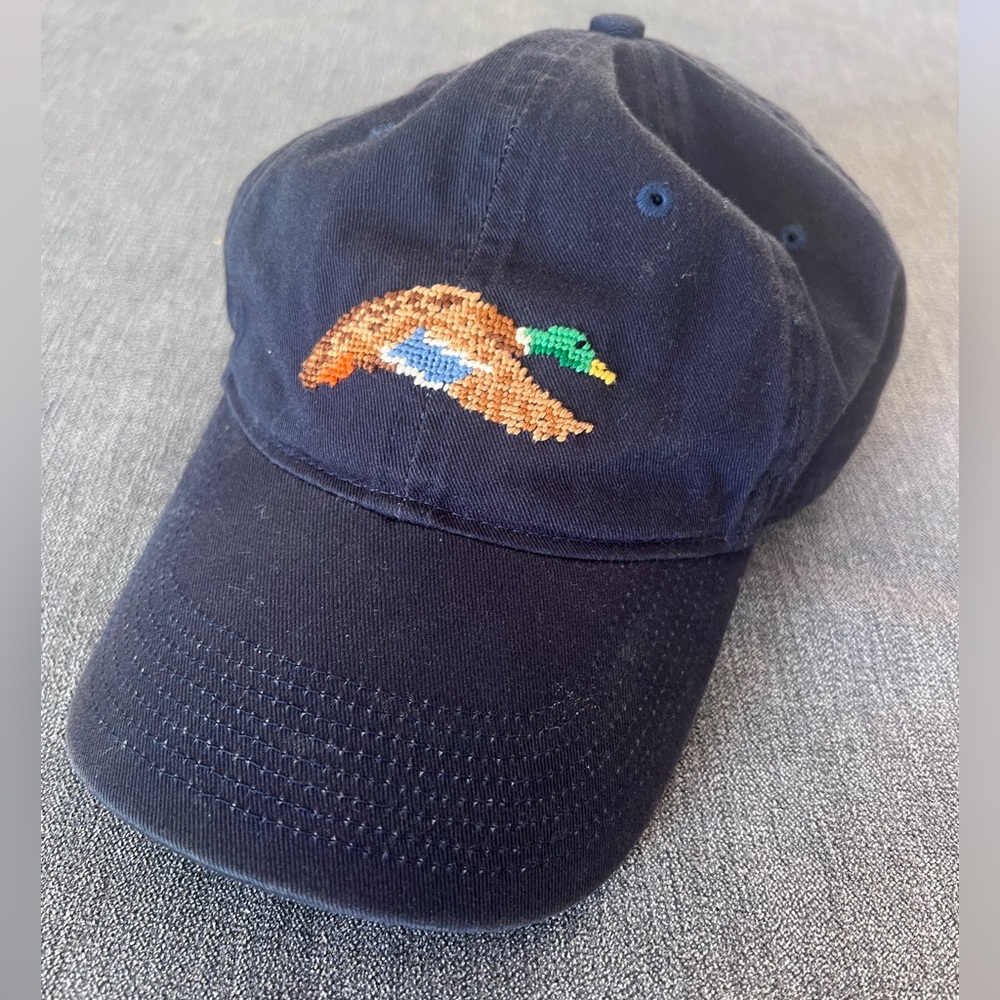 Smathers and Branson duck needlepoint hat